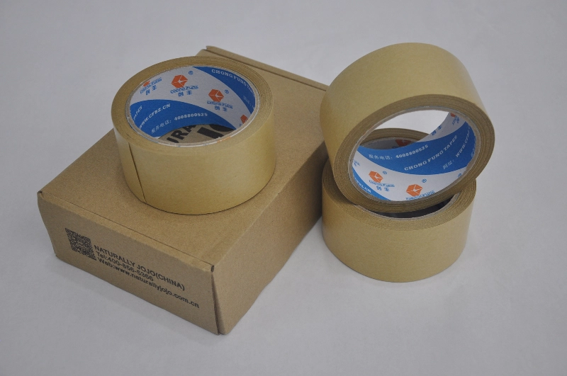 Specialtrykt kraftpapirtape til takeaway-emballage